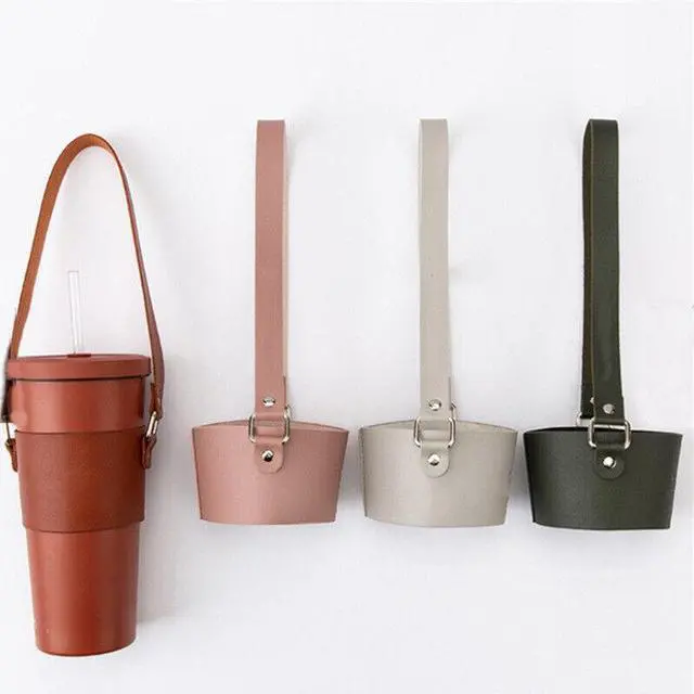 Alt view image 4 of 7 - Handheld Drink Carrier - Insulated Cup Sleeve for Iced Beverages