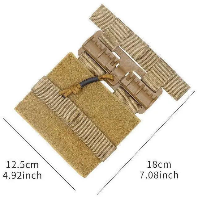 Alt view image 6 of 7 - Universal Molle quick release tactical vest portable tactical vest