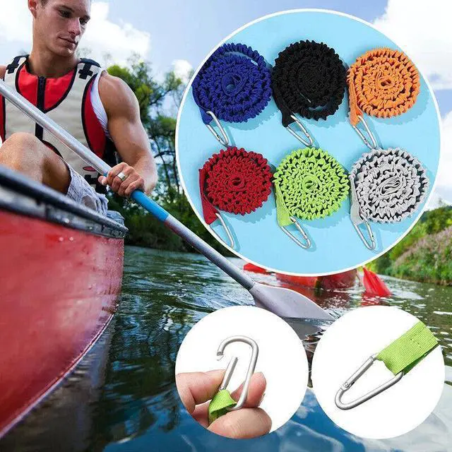 Alt view image 4 of 7 - Kayak/Surf Paddle Leash - Anti-Loss Rope for Canoe & Inflatable Boats