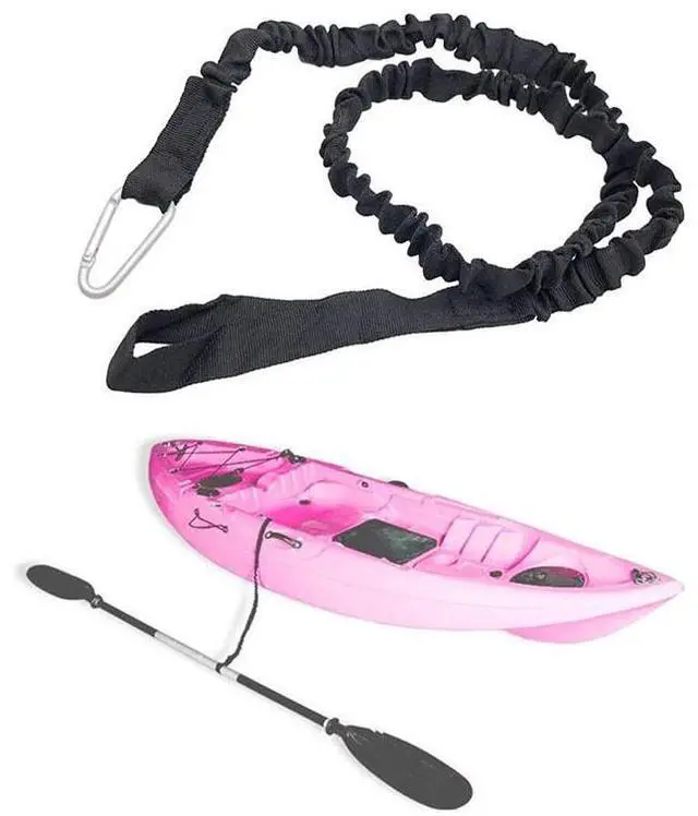 Alt view image 6 of 7 - Kayak/Surf Paddle Leash - Anti-Loss Rope for Canoe & Inflatable Boats