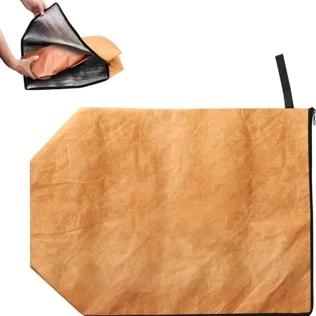Alt view image 2 of 7 - Thermal Insulation Aluminum Film Bag - Reusable, Large - Capacity, Zippered
