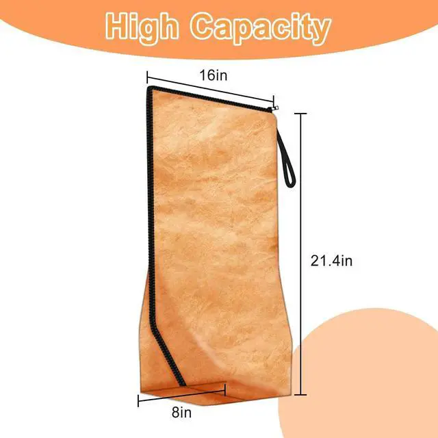 Alt view image 3 of 7 - Thermal Insulation Aluminum Film Bag - Reusable, Large - Capacity, Zippered