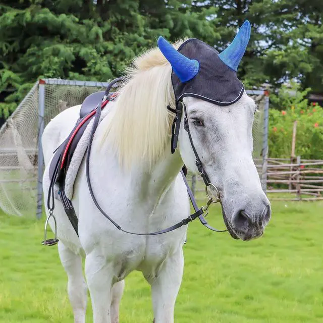 Alt view image 2 of 4 - Horse Ear Cover - Breathable Mesh Equestrian Accessory