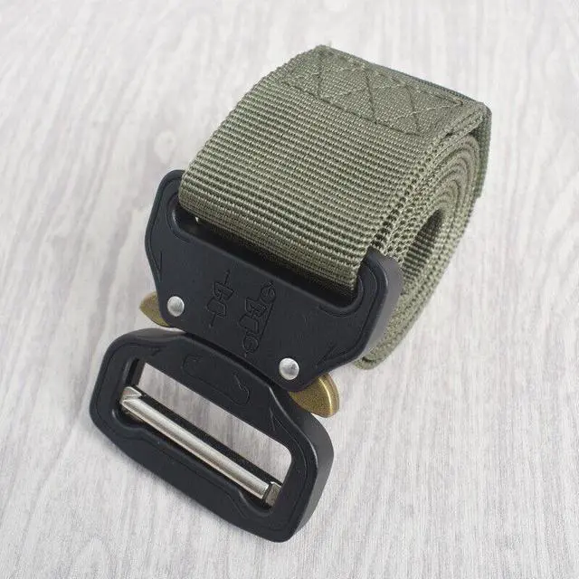 Alt view image 2 of 7 - Quick-Release Tactical Belt - Outdoor Nylon Cobra Buckle Strap