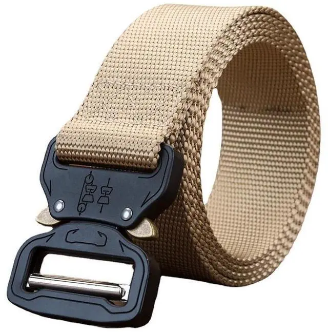 Alt view image 6 of 7 - Quick-Release Tactical Belt - Outdoor Nylon Cobra Buckle Strap
