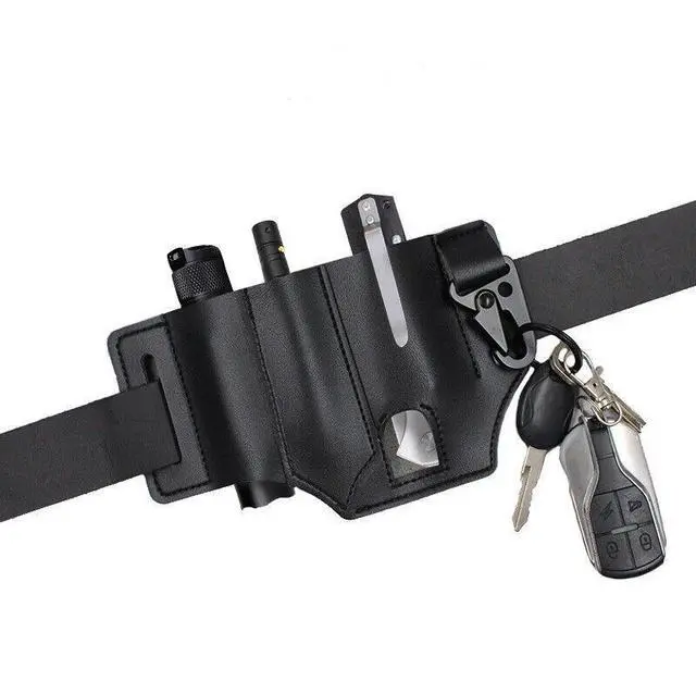Main image of Tactical Knife/Flashlight Holster Kits - Portable Camping Waist Packs