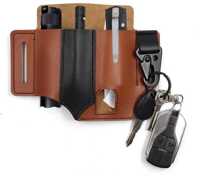 Alt view image 6 of 7 - Tactical Knife/Flashlight Holster Kits - Portable Camping Waist Packs