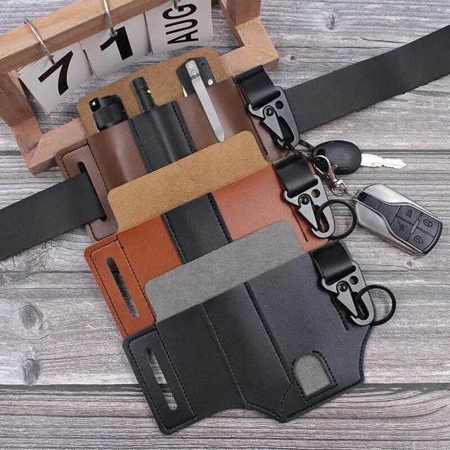 Alt view image 5 of 7 - Tactical Knife/Flashlight Holster Kits - Portable Camping Waist Packs