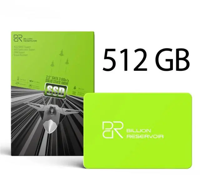 Alt view image 2 of 6 - DUCI J15-512GB SSD, Universal Internal SSD, SATA 3.0, Drive 2.5, for Laptops and Desktop PCs, Speeds up to 510MB/s, for Gaming/Work, Green