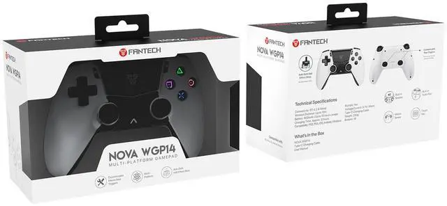 Alt view image 3 of 5 - DUCI NOVA WGP14 Gamepad Wireless,  Dual-mode Wired and Wireless, Suitable for PS3, PS5, RESPONSIVE TOUCHPAD,  Motion Sensing, White