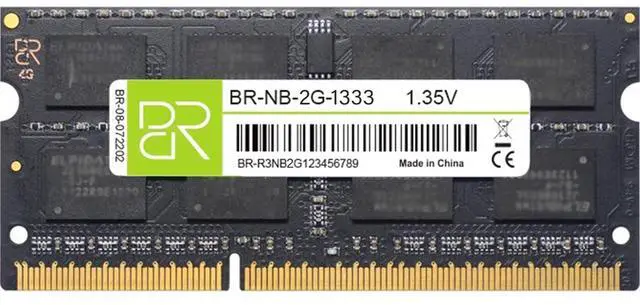 Main image of DUCI D3-2G-1333-NB Third Generation Laptop Memory Stick Support Dual Pass, 16 Particles Optional, for Gaming and Work, Green