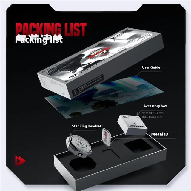 Alt view image 7 of 7 - DUCI Wireless Bluetooth Earphones, Co Branded with Wandering Earth, High Fidelity Sound Quality, Stylish and Simple, Alloy Texture, Ultra Long Battery Life, Grey