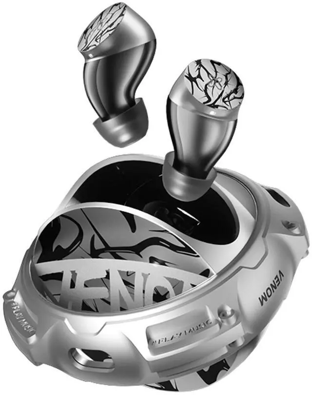 Main image of DUCI Wireless Bluetooth Earphones, Comfortable to Wear, High Fidelity Sound Quality, Long Battery Life, Suitable for Apple Phones, Silver