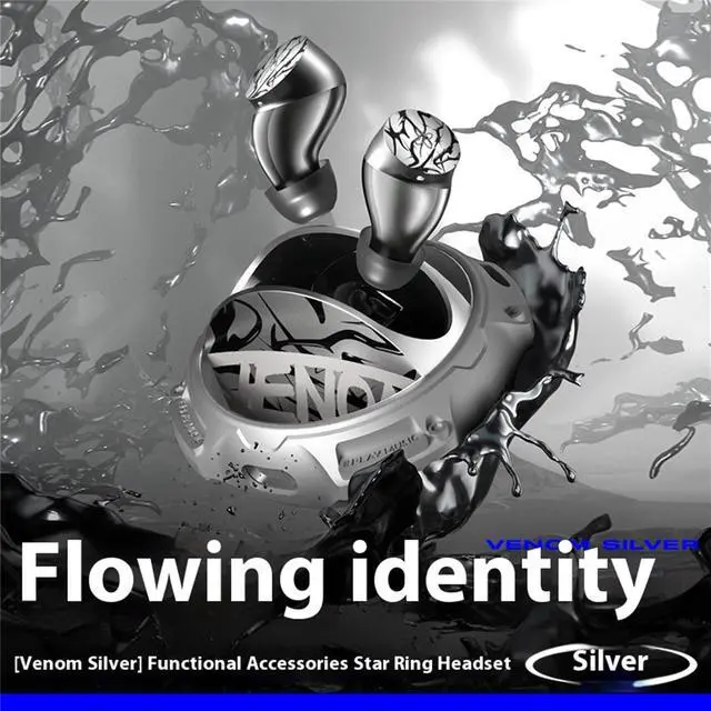 Alt view image 5 of 7 - DUCI Wireless Bluetooth Earphones, Comfortable to Wear, High Fidelity Sound Quality, Long Battery Life, Suitable for Apple Phones, Silver