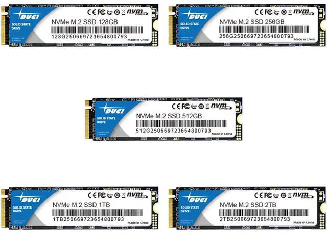 Alt view image 3 of 4 - DUCI 1T NVME M.2 universal internal SSD Solid State, Notebook and PC laptop, PCIE3.0 interface, Speeds Up to 2100MB/s,for Gaming, Work