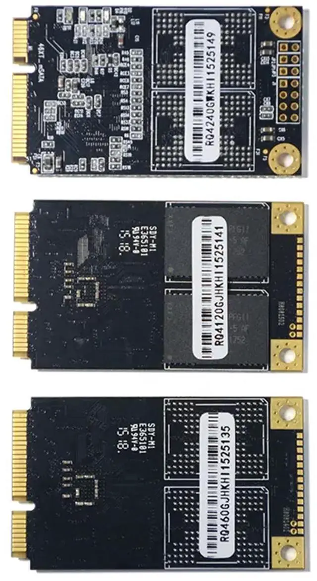 Alt view image 7 of 7 - DUCI MSATA 1T SSD, Universal SSD with speeds up to 506MB/s for Notebook and Desktop PCs for Gaming/Work, Green