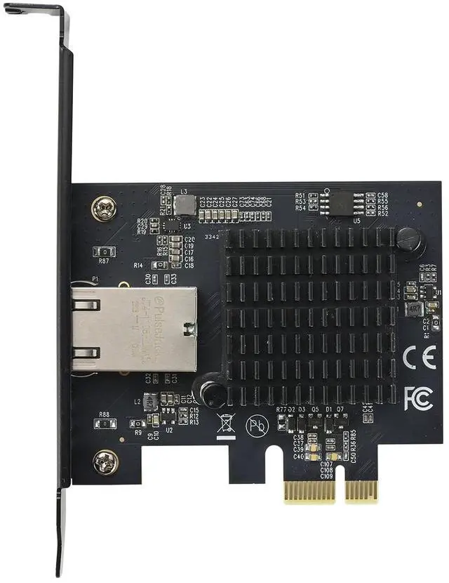 Main image of IOCREST IO-PCE1131-GLAN Enterprise-Grade Network Card, AQC113 Chip, 10Gbps Transfer Rate, PCIe 4.0 x1 Single-Port 10 Gigabit, RJ45 Interface, Dual-Color LED Indicator, Supports Windows, Linux