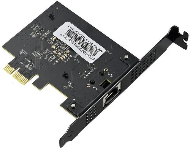 Alt view image 3 of 6 - IOCREST IO-PCE1131-GLAN Enterprise-Grade Network Card, AQC113 Chip, 10Gbps Transfer Rate, PCIe 4.0 x1 Single-Port 10 Gigabit, RJ45 Interface, Dual-Color LED Indicator, Supports Windows, Linux