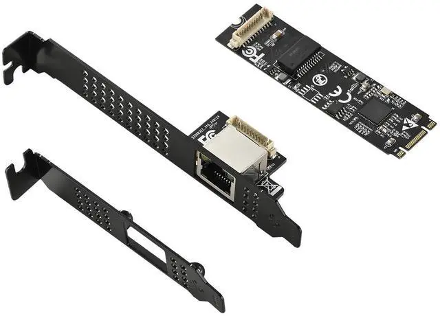 Alt view image 3 of 5 - IOCREST IO-M2F8126-GLAN, M.2 (B+M Key) to Single-Port 5G Gigabit Ethernet Adapter, RTL8126 Chipset, 1×RJ45 Port, Dual-Color LED Indicator, Supports macOS, Windows, Linux Systems