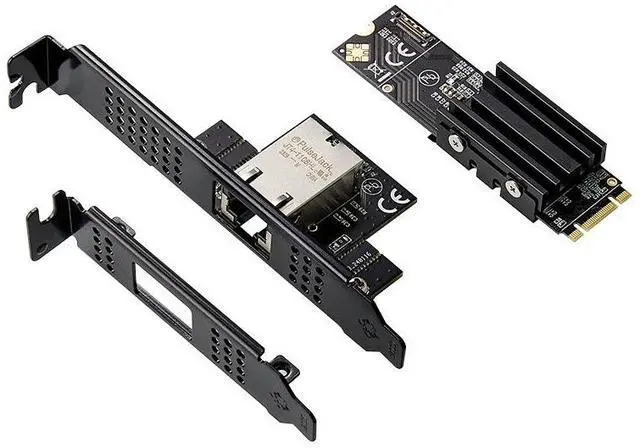 Alt view image 4 of 5 - IOCREST IO-M2F113-GLAN, M.2 (B+M Key) to Single-Port 10G Gigabit Network Adapter, AQC113 Chip, 1×RJ45 Port with LED Indicator, Supports Windows and Linux Systems