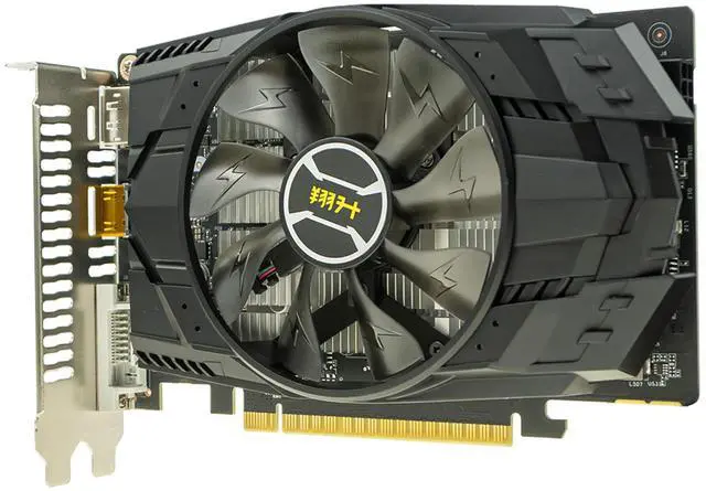 Alt view image 2 of 5 - ASL GeForce GTX 1050 TIANWANG Battle Flag 4GB GDDR5 Graphics Card, 640 Streaming Processors, 128-bit, 7Gbps, 1x Displayport, 1x HDMI, 1x DVI, PCI-E x16 3.0 @ x16, 1x 6Pin