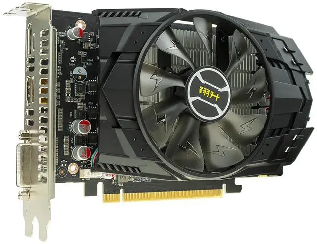 Alt view image 5 of 5 - ASL GeForce GTX 1050 TIANWANG Battle Flag 4GB GDDR5 Graphics Card, 640 Streaming Processors, 128-bit, 7Gbps, 1x Displayport, 1x HDMI, 1x DVI, PCI-E x16 3.0 @ x16, 1x 6Pin
