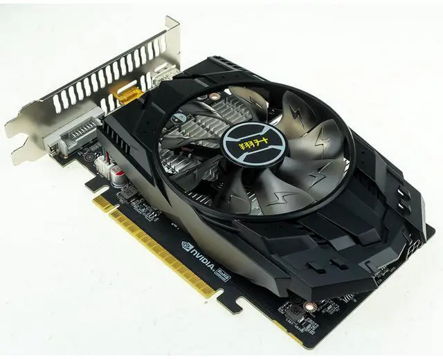 Alt view image 3 of 5 - ASL GeForce GTX 1050 TIANWANG Battle Flag 4GB GDDR5 Graphics Card, 640 Streaming Processors, 128-bit, 7Gbps, 1x Displayport, 1x HDMI, 1x DVI, PCI-E x16 3.0 @ x16, 1x 6Pin