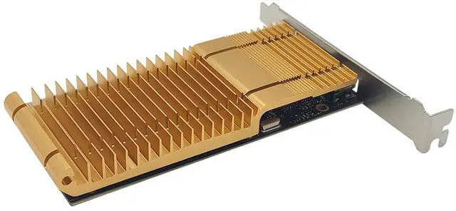 Alt view image 4 of 6 - ASL GT1030 War Knife 4GB GDDR4 Graphics Card, 384 Streaming Processors, 64bit, 2.1Gbps, 1x DVI, 1x HDMI