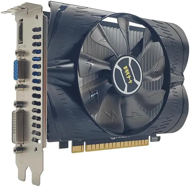 Alt view image 2 of 6 - ASL GT730 War Sculpture 2GB GDDR3 Graphics Card, 192 Streaming Processors, 64bit, 1.2Gbps, 9.6GB/s, 1* HDMI, 1* VGA, 1* DVI, PCI-E x16 2.0, 902 MHz