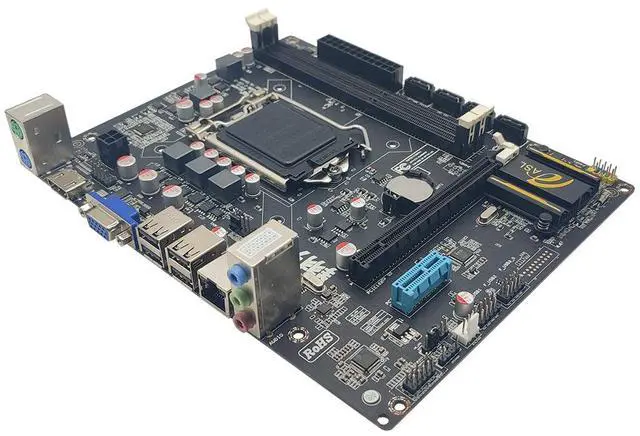 Alt view image 3 of 6 - ASL H61M-K v2 M-ATX Motherboard, Supports 2/3 Gen LGA1155, 2xDDR3, HDMI+VGA, 4xSATA2.0, M.2, 1x PCI-E x16, 1x PCI-E x1 slots, 6xUSB2.0