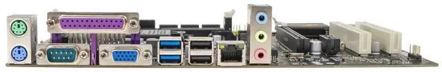 Alt view image 5 of 5 - ASL B75P-LK v2 M-ATX Motherboard, Supports 2/3th Gen LGA1155, 2xDDR3, HDMI+VGA, 3×SATA3 + M.2,  1x PCI-E x16, 1x PCI-E x1 slots, 2x PCI slots, 1x Mini-PCIe device slot, supports Bluetooth/WIFI devices