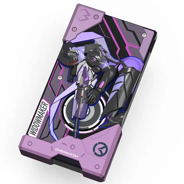 Alt view image 2 of 6 - DUCI Overwatch Widowmaker 10000mAh Bidirectional Fast-Charging Modular Power Bank, compatible with Android/iOS devices, includes 22.5W fast-charging adapter, Infinite Creative Power Bank, Purple