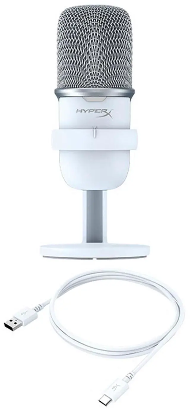 Alt view image 6 of 7 - HyperX SoloCast  USB Condenser Gaming Microphone, for PC, PS4, PS5 and Mac, Tap-to-Mute Sensor, Cardioid Polar Pattern, great for Streaming, Podcasts, Twitch, YouTube, Discord,Black