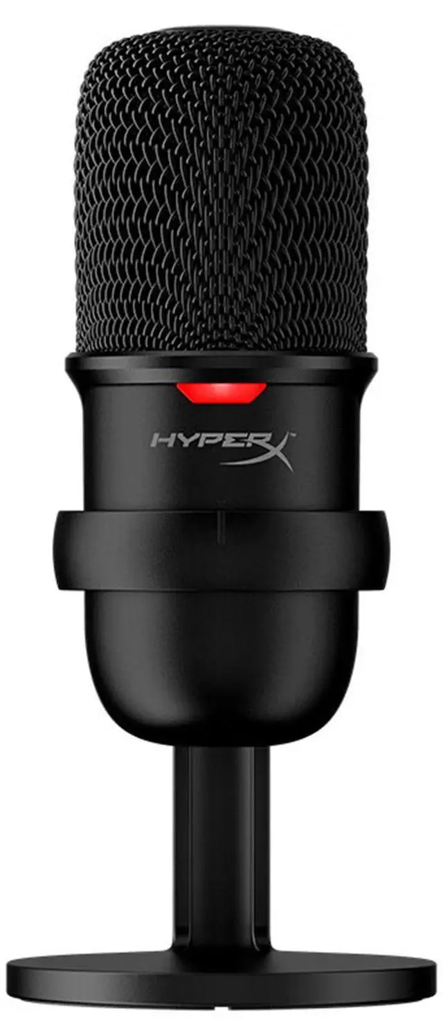 Alt view image 2 of 7 - HyperX SoloCast  USB Condenser Gaming Microphone, for PC, PS5, PS4, and Mac, Tap-to-Mute Sensor, Cardioid Polar Pattern, Great for Streaming, Podcasts, Twitch, YouTube, Discord - Black