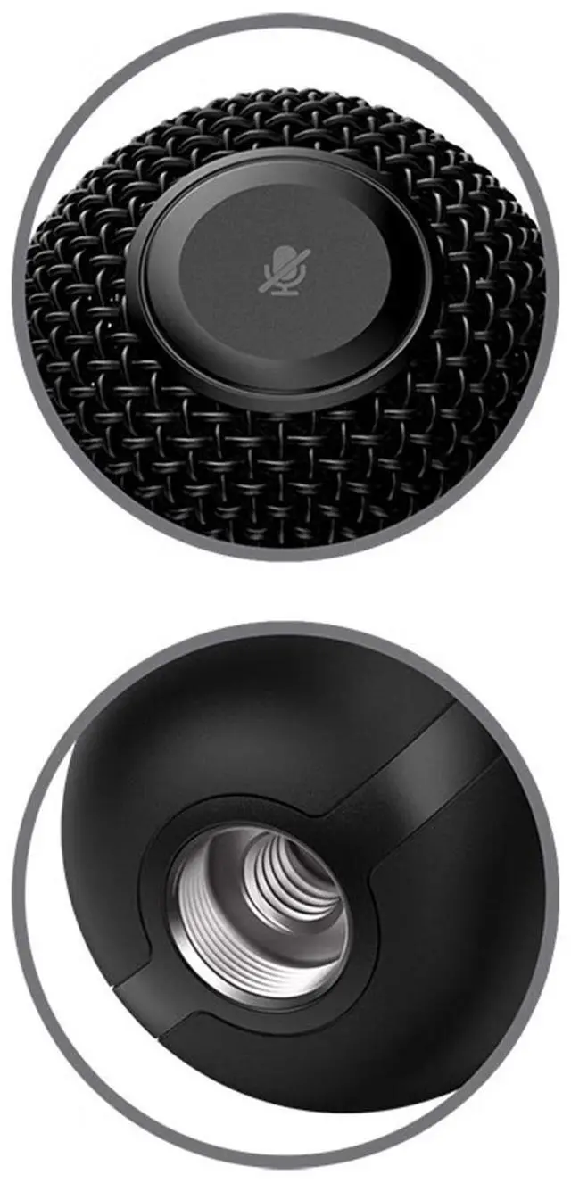 Alt view image 6 of 7 - HyperX SoloCast  USB Condenser Gaming Microphone, for PC, PS5, PS4, and Mac, Tap-to-Mute Sensor, Cardioid Polar Pattern, Great for Streaming, Podcasts, Twitch, YouTube, Discord - Black