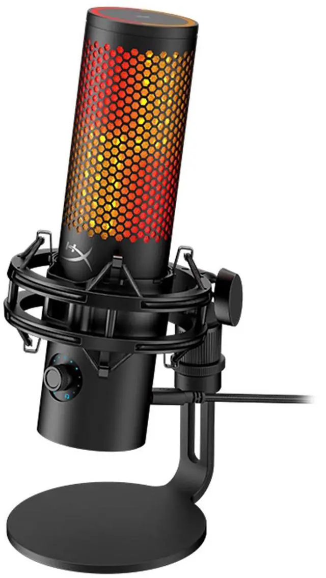 Alt view image 2 of 7 - HyperX QuadCast 2S RGB USB Condenser Microphone - 32-bit/192kHz Recording, Dynamic RGB Lighting, Touch-to-Mute Sensor, Multi-Function Knob, 4 Polar Patterns, for Gaming/Streaming/Content Creation