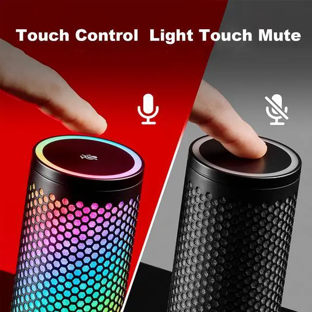 Alt view image 5 of 7 - HyperX QuadCast 2S RGB USB Condenser Microphone - 32-bit/192kHz Recording, Dynamic RGB Lighting, Touch-to-Mute Sensor, Multi-Function Knob, 4 Polar Patterns, for Gaming/Streaming/Content Creation