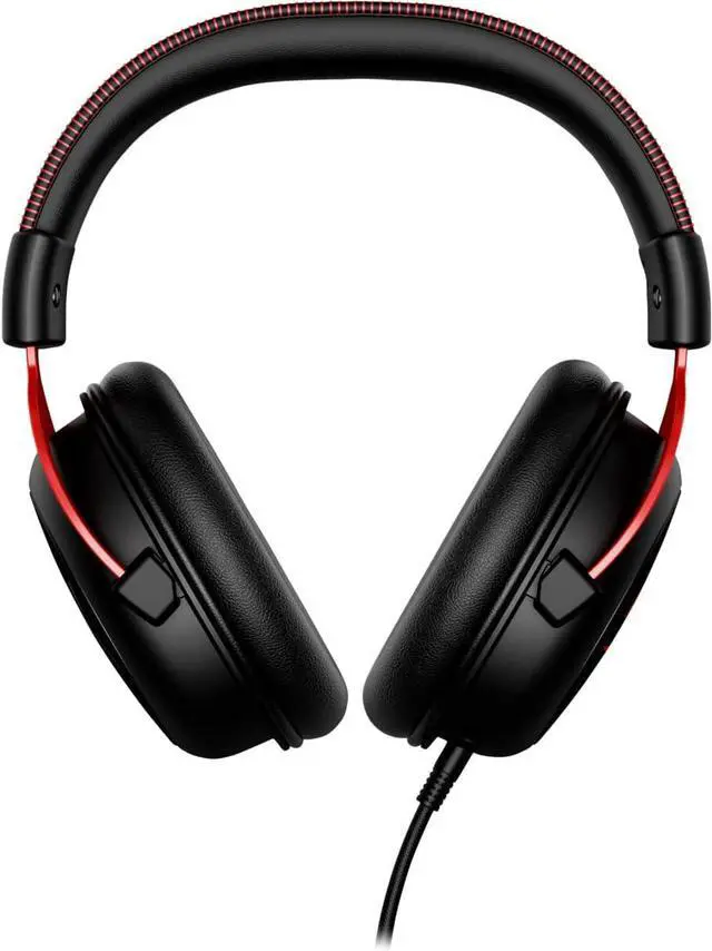 Alt view image 3 of 7 - HyperX Cloud II RD-Wired Gaming Headset, 7.1 Surround Sound, Memory Foam Ear Pads, Durable Aluminum Frame, Detachable Microphone, Works with PC, PS5, PS4, Xbox Series X|S, Xbox One  Black Red