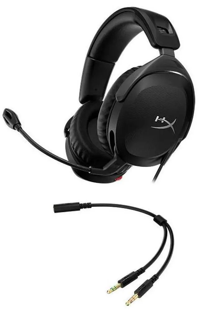 Alt view image 7 of 7 - HyperX Cloud Stinger 2  Gaming Headset, DTS Headphone:X Spatial Audio & SoloCast  USB Condenser Gaming Microphone, for PC, PS4, PS5 and Mac, Tap-to-Mute Sensor, black