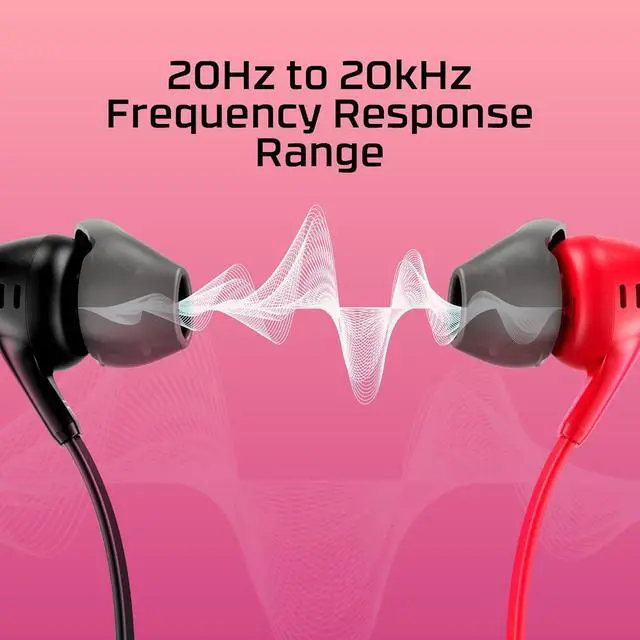 Alt view image 7 of 7 - HyperX Cloud Earbuds II  14mm Drivers, Four Eartips, Hard-Shell Carrying Case, Low-Profile 90° Plug, 3.5mm Plug, Built-in Microphone, Multi-Function Button, PC, Mobile, Nintendo Switch  Red