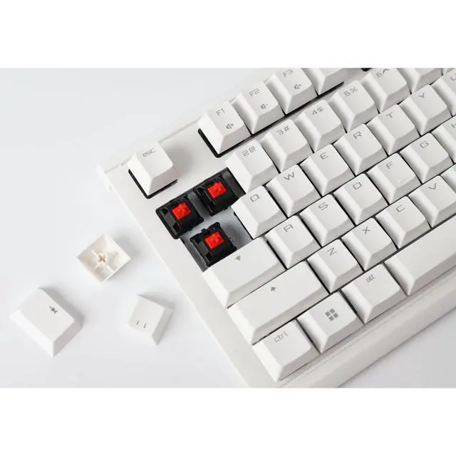 Alt view image 6 of 6 - CHERRY MX 1.1 Wired Gaming Mechanical Keyboard, Floating Steel-Free Structure, 87-Key Full Anti-Ghosting, MX Switches, Compatible with Windows 10/8/7/Vista/XP, No RGB White Red Switch