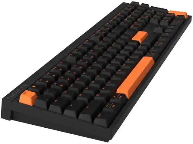 Alt view image 2 of 6 - CHERRY MX 2.0S PRO Wireless Tri-Mode Mechanical Keyboard, 108 keys, Full Anti-Ghosting, Ideal for Gaming and Office Use, Compatible with Windows and Mac, Night Flame, Black Red Switch