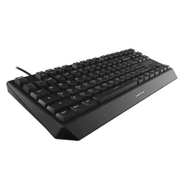 Alt view image 3 of 5 - CHERRY MX 1.0 TKL Wired Mechanical Keyboard, 87 Keys, Full Anti-Ghosting, Ideal for Gaming and Office Use, White Backlight - Black Black Switch