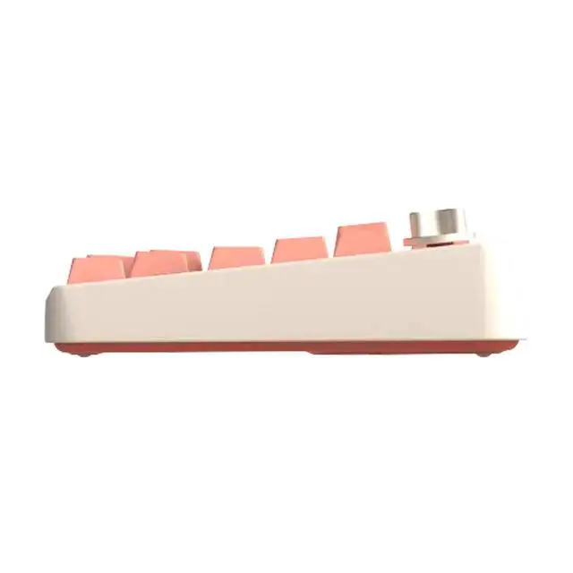 Alt view image 4 of 7 - CHERRY PIXIU75 Tri-Mode Wireless Mechanical Keyboard, 1ms low latency, gasket-switch design, ideal for Gaming and Office, Support WIN/MAC, RGB, White Tea Switch