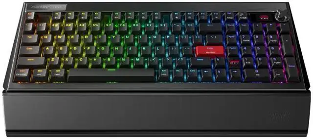Alt view image 2 of 4 - CHERRY PIXIU99 Wireless Mechanical Keyboard, 8K Polling Rate, Top-tier Nordic Chip, DSS Dual Suspension, Customizable Typing Sounds, RGB, For Gaming /Office, Support Mac and Win, Black, Tea Switch