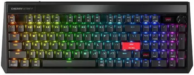 Main image of CHERRY PIXIU99 Wireless Mechanical Keyboard, 8K Polling Rate, Top-tier Nordic Chip, DSS Dual Suspension, Customizable Typing Sounds, RGB, For Gaming /Office, Support Mac and Win, Black, Tea Switch