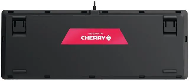 Alt view image 4 of 5 - CHERRY G80-3000S TKL Wired Mechanical Keyboard, 88 keys, No RGB, PBT/ABS keycaps, Full N-key rollover, Ideal for Gaming/Office Use, Compatible with Windows 10/8/7/Vista/XP, Black, Red Switch
