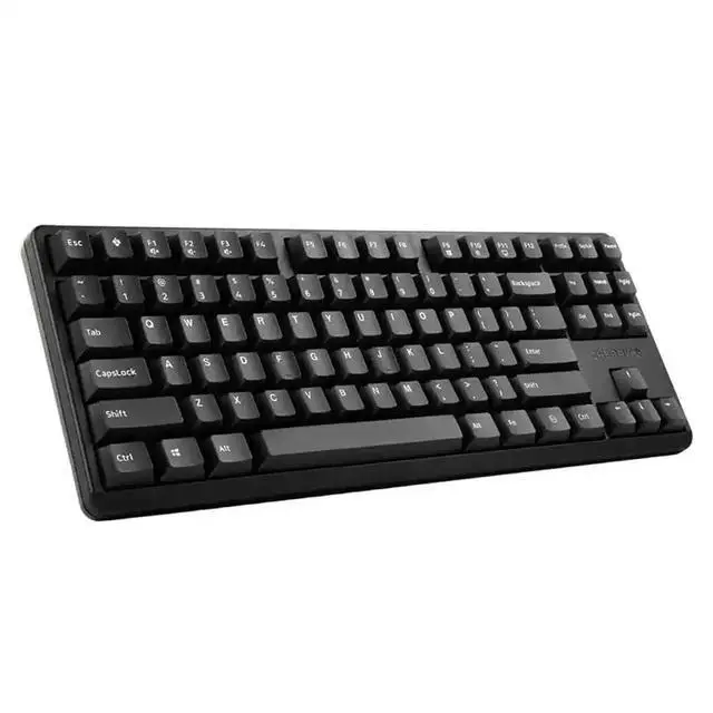 Alt view image 3 of 5 - CHERRY G80-3000S TKL Wired Mechanical Keyboard, 88 keys, No RGB, PBT/ABS keycaps, Full N-key rollover, Ideal for Gaming/Office Use, Compatible with Windows 10/8/7/Vista/XP, Black, Red Switch