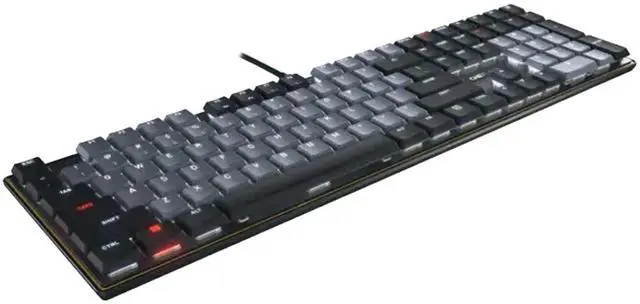 Main image of CHERRY KC500 MXLP Wired Mechanical keyboard, 108 keys, 10 Adjustable White Backlight, Full key no punch, translucent PBT keycaps, compatible with Windows, For Office, Black Low-Red Switch