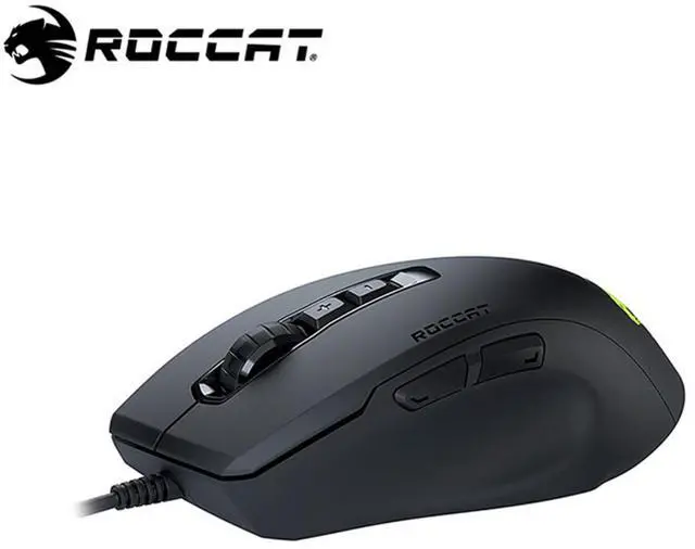 Alt view image 4 of 7 - ROCCAT KONE PURE V2 iCafe Wired Mouse, 8500 DPI high-performance sensor, 66g lightweight design, 50 million clicks lifespan, RGB lighting, Black